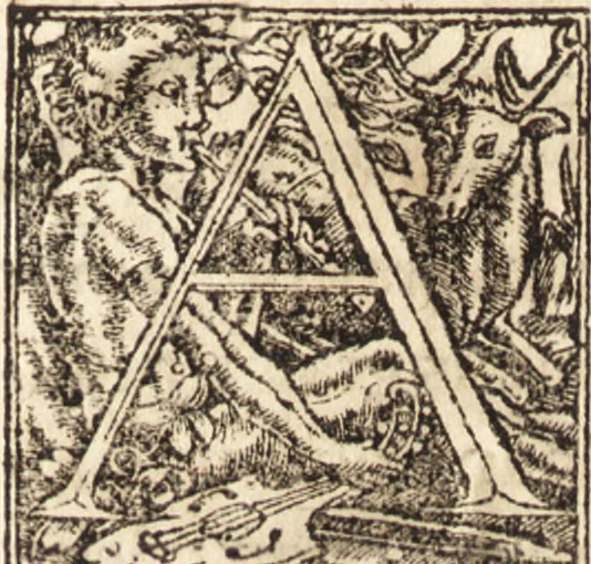 An illustration from D. Gregorii Nazianzeni Orationes XXX, 1531, leaf 38