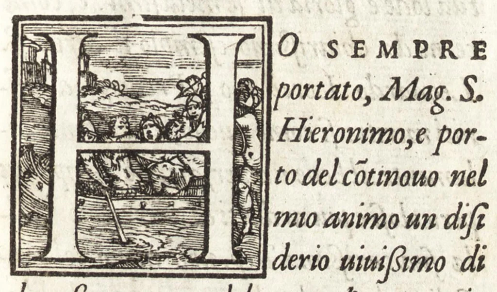 An illustration from Dialogo della pittvra, 1557, leaf 6