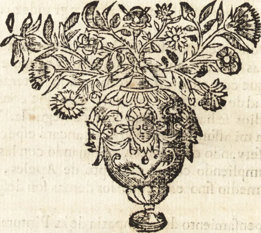 An illustration from Dialogos de la pintvra : sv defensa, origen, esse[n]cia, definicion, modos y diferencias, 1633, leaf 149