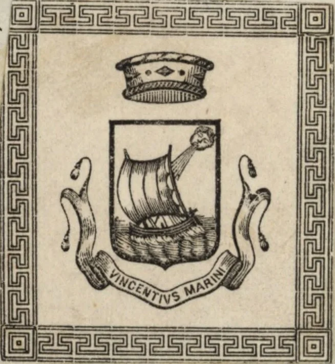 An illustration from Dichiaratione delle pittvre della sala de' signori Barberini, 1570, leaf 1