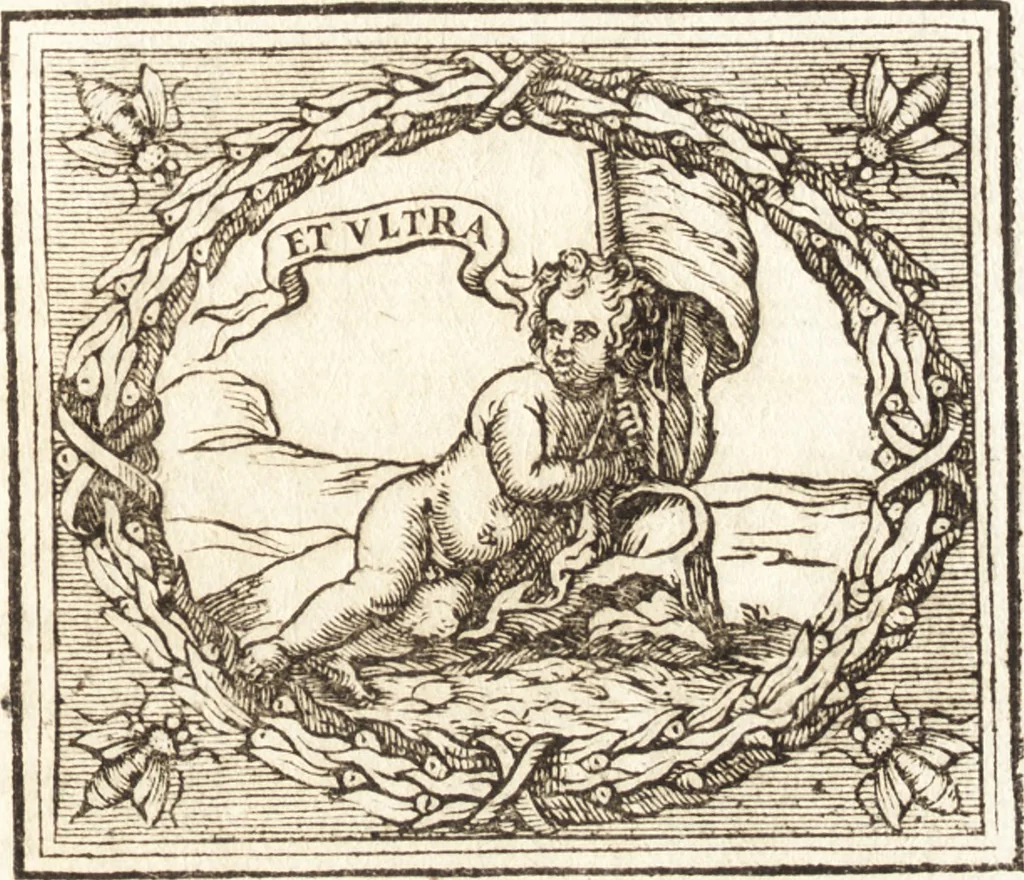 An illustration from Dichiaratione delle pittvre della sala de' signori Barberini, 1570, leaf 10