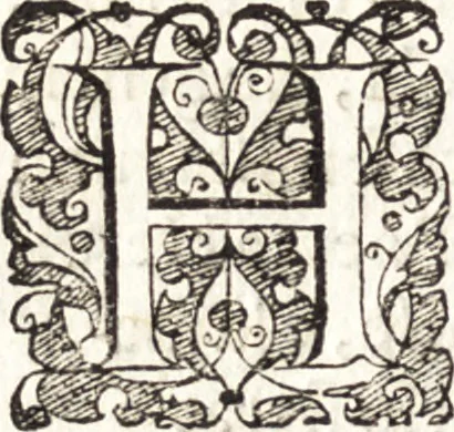An illustration from Discorsi del signor Torqvto Tasso dell'arte poetica, et in particolare del poema heroico : et insieme il primo libro delle lettere scritte à diuersi suoi amici : lequali, oltra la famigliarità, sono ripiene di molti concetti & auertimenti poetici à dichiaratione d'alcuni luoghi della sua Gierusalemme liberata : gli vni e l'altre scritte nel tempo, ch'egli compose detto suo poema : non piu stampati, 1587, leaf 59