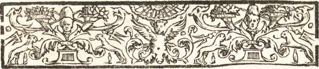 An illustration from Discorsi di M. Enea Vico parmigiano : sopra le medaglie de gli antichi, divisi in dve libri, ove si dimostrano notabli errori di scrittori antichi e moderni intorno alle historie romane .., 1555, leaf 14