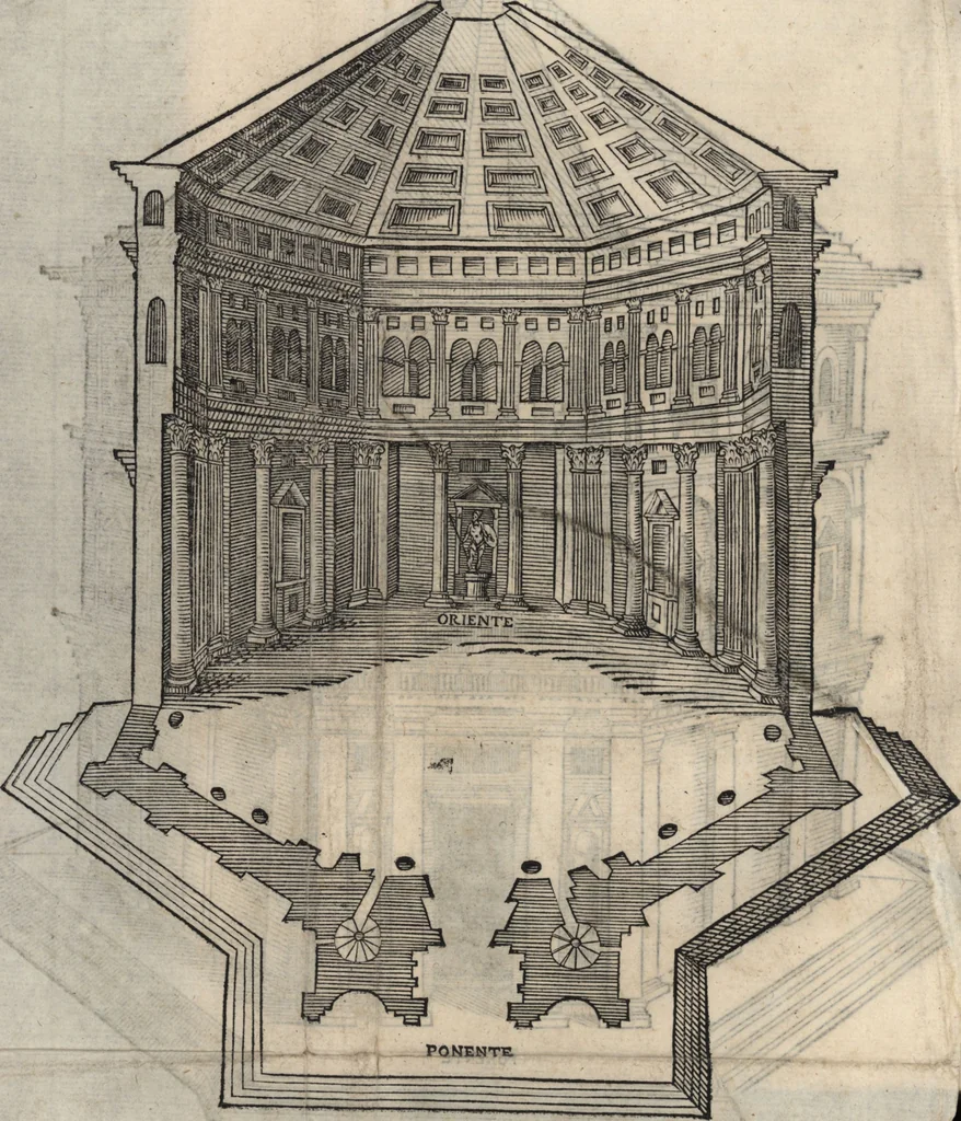 An illustration from Discorsi di monsignore don Vincenzio Borghini. Recati à luce da'deputati per suo testamento. Con la tavola delle cose piv notabili, 1584, leaf 349