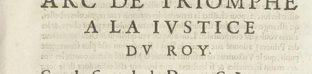 An illustration from Eloges et discours sur la triomphante reception du roy en sa ville de Paris, apres la reduction de la Rochelle : accompagnez des figures, tant des arcs de triomphe que des autres preparatifs, 1629, leaf 166