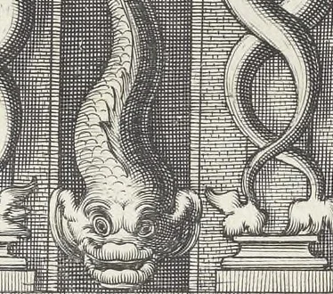 An illustration from Eloges et discours sur la triomphante reception du roy en sa ville de Paris, apres la reduction de la Rochelle : accompagnez des figures, tant des arcs de triomphe que des autres preparatifs, 1629, leaf 183
