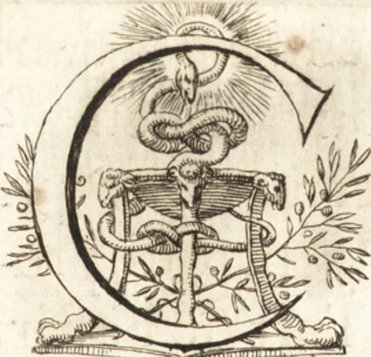 An illustration from Entretiens sur les vies et sur les ouvrages des plus excellens peintres anciens et modernes, 1666, leaf 32