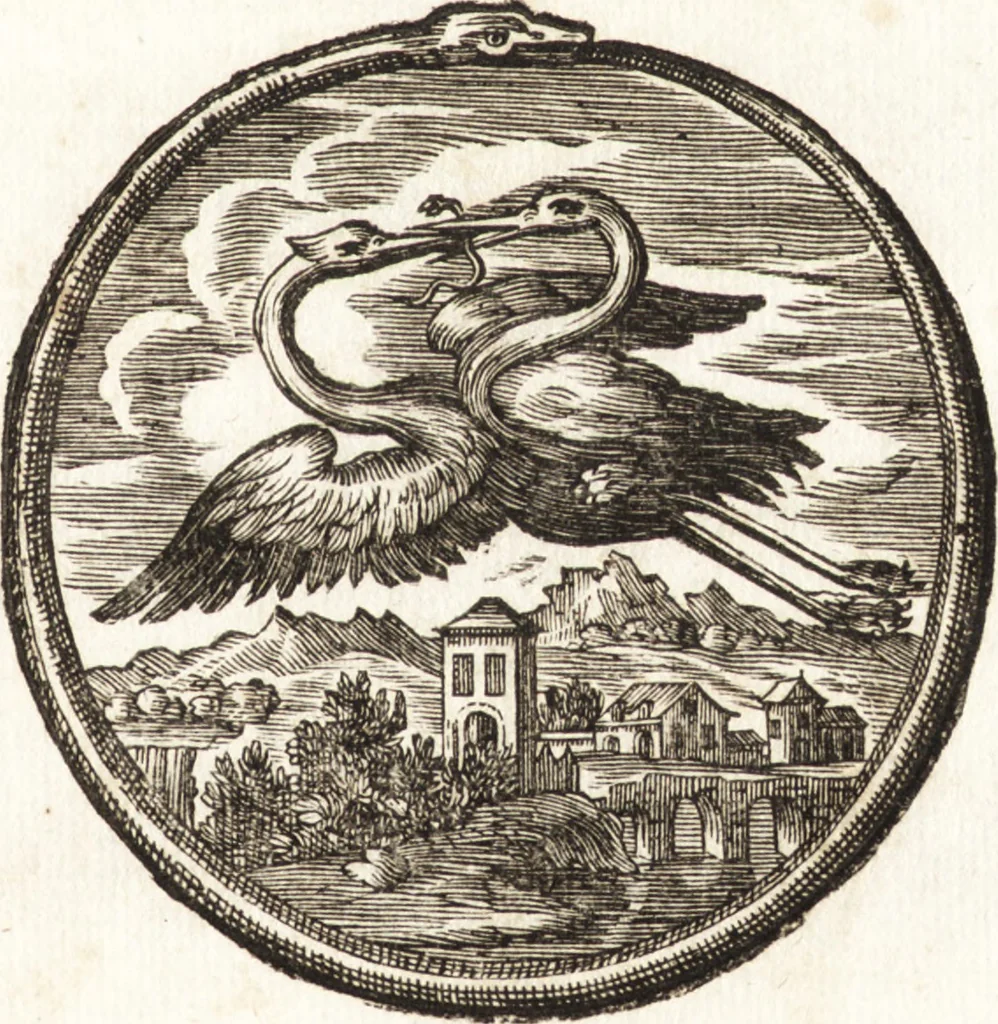 An illustration from Entretiens sur les vies et sur les ouvrages des plus excellens peintres anciens et modernes, 1666, leaf 4