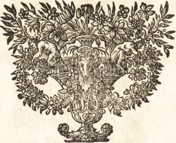 An illustration from Entretiens sur les vies et sur les ouvrages des plus excellens peintres anciens et modernes, 1666, leaf 344