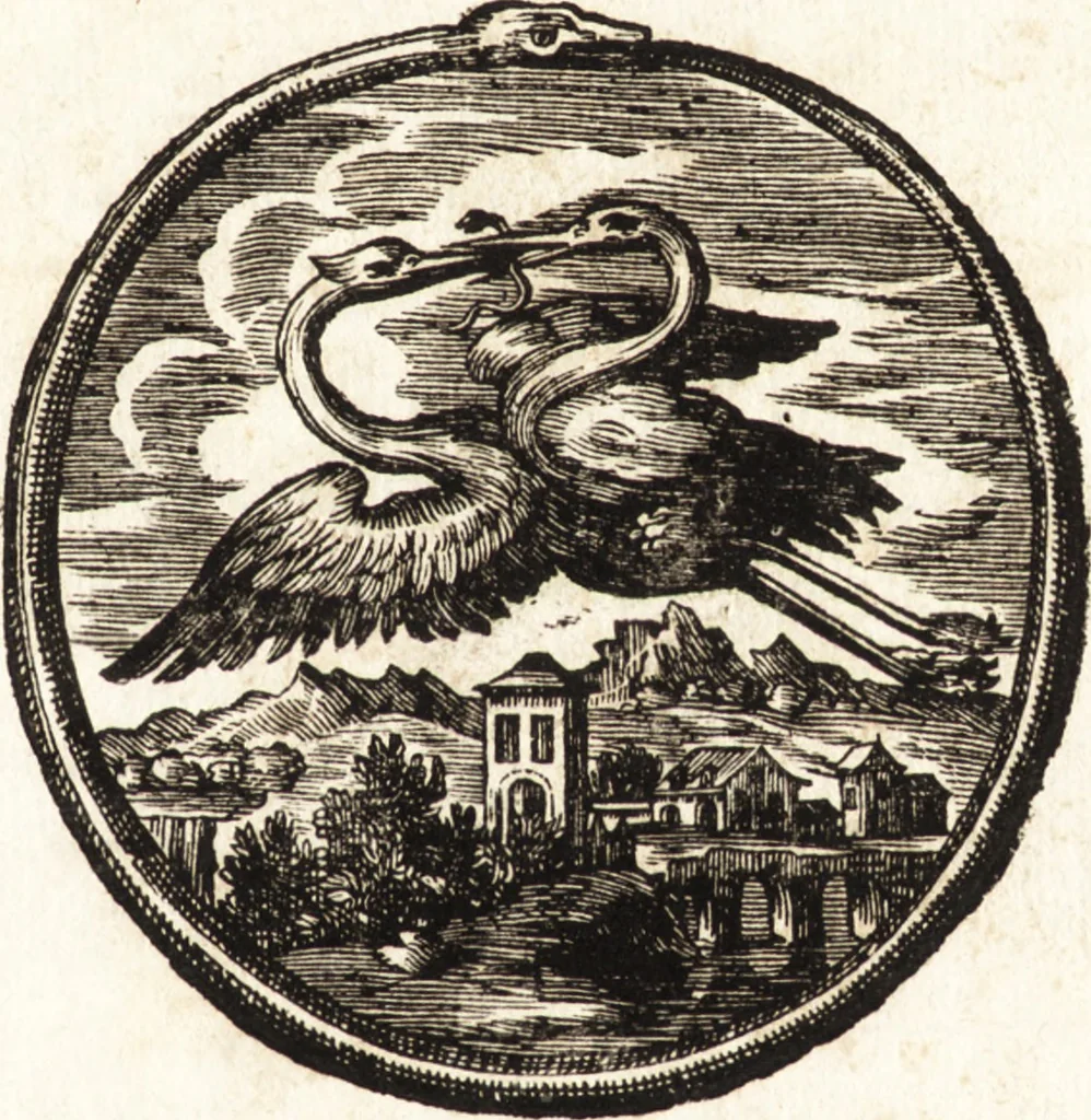 An illustration from Entretiens sur les vies et sur les ouvrages des plus excellens peintres anciens et modernes, 1666, leaf 6