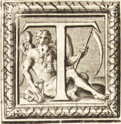 An illustration from Entretiens sur les vies et sur les ouvrages des plus excellens peintres anciens et modernes, 1666, leaf 8