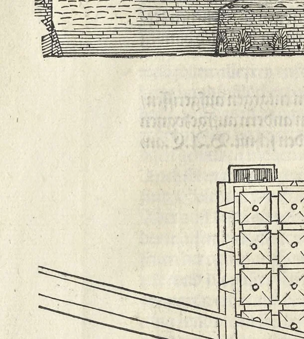 An illustration from Etliche vnderricht, zu befestigung der Stett, Schlosz, vnd flecken, 1527, leaf 25
