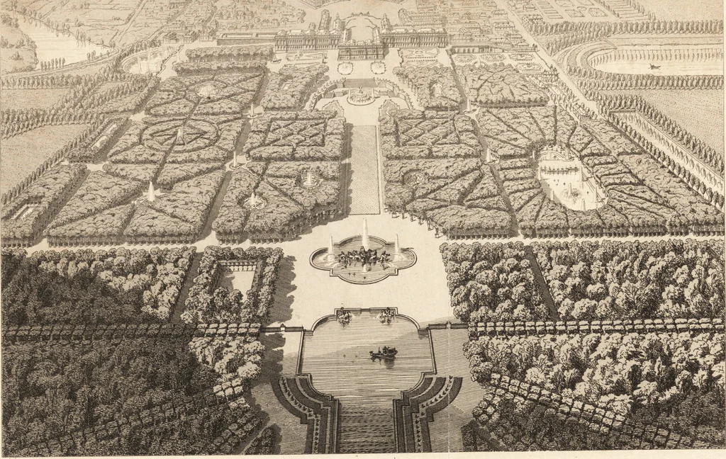 An illustration from Etude sur l'architecture des jardins, 1875, leaf 107