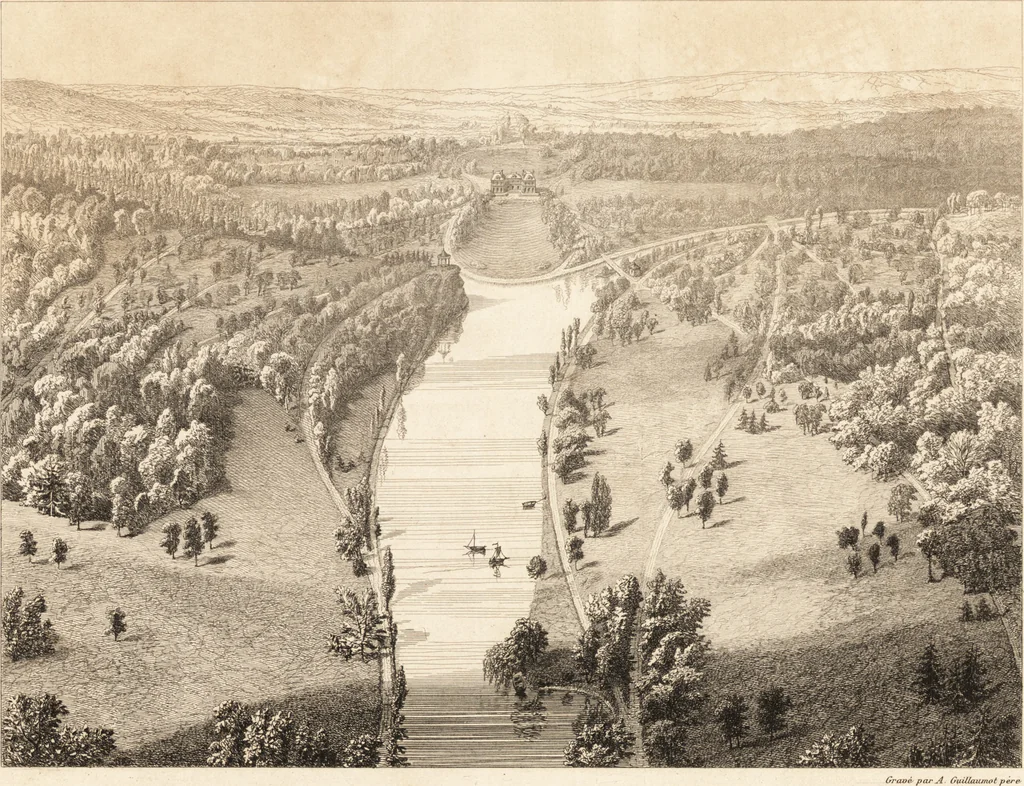 An illustration from Etude sur l'architecture des jardins, 1875, leaf 108