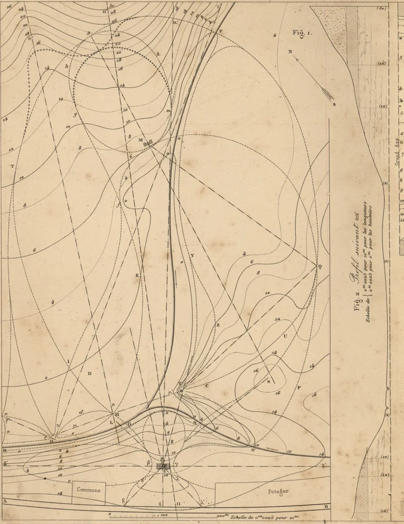 An illustration from Etude sur l'architecture des jardins, 1875, leaf 123