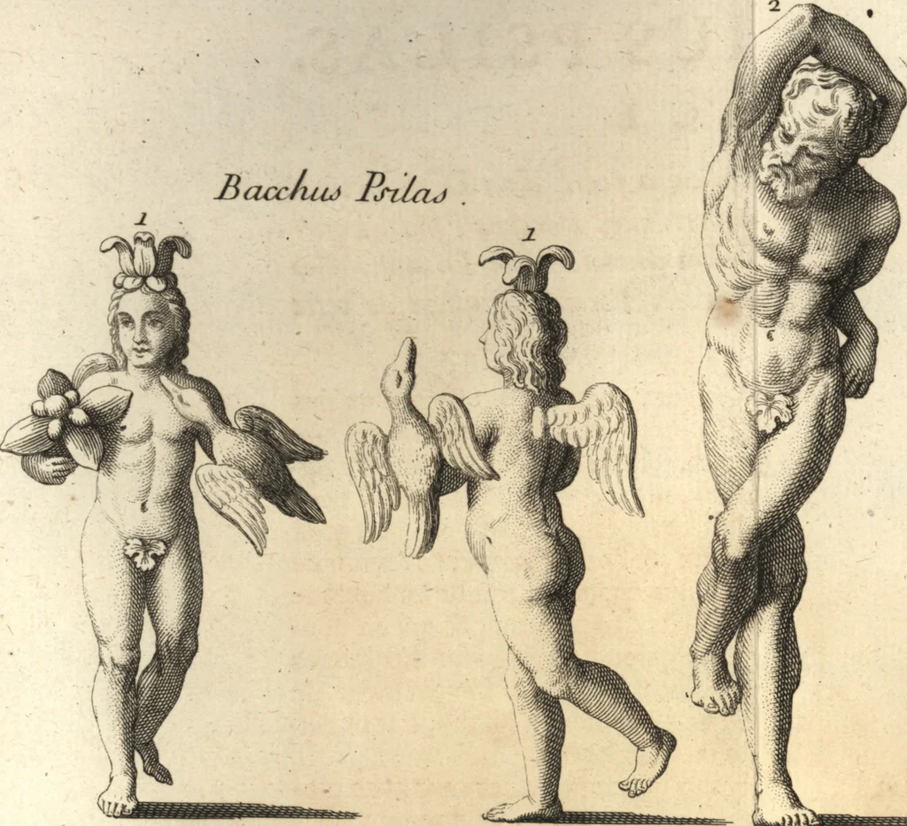 An illustration from Explication de divers monumens singuliers, qui ont rapport a la religion des plus anciens peuples : avec l'examen de la derniere edition des ouvrages de S. Jerôme, & un traité sur l'astrologie judiciaire : ouvrage enrichi de figures en taille-douce, 1739, leaf 133