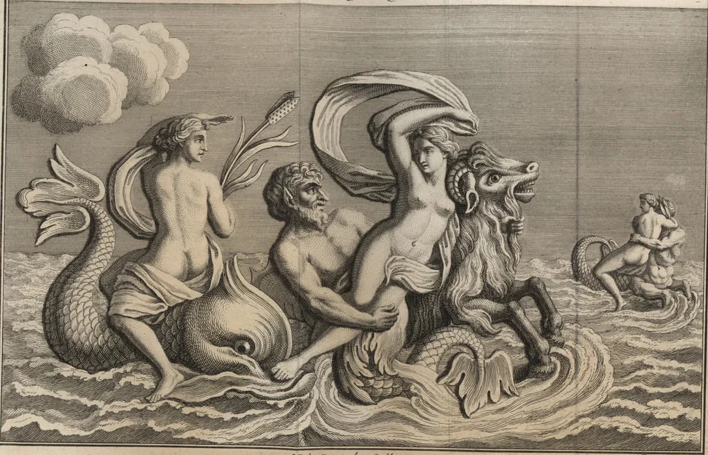 An illustration from Explication de divers monumens singuliers, qui ont rapport a la religion des plus anciens peuples : avec l'examen de la derniere edition des ouvrages de S. Jerôme, & un traité sur l'astrologie judiciaire : ouvrage enrichi de figures en taille-douce, 1739, leaf 399