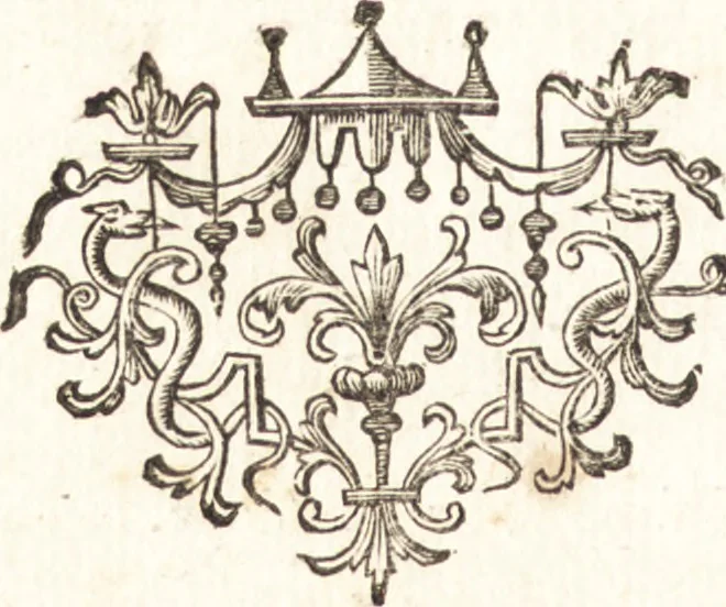 An illustration from Explication de divers monumens singuliers, qui ont rapport a la religion des plus anciens peuples : avec l'examen de la derniere edition des ouvrages de S. Jerôme, & un traité sur l'astrologie judiciaire : ouvrage enrichi de figures en taille-douce, 1739, leaf 584