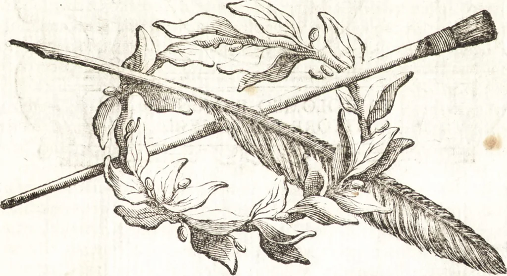 An illustration from Felsina pittrice : vite de pittori bolognesi, 1678, leaf 154