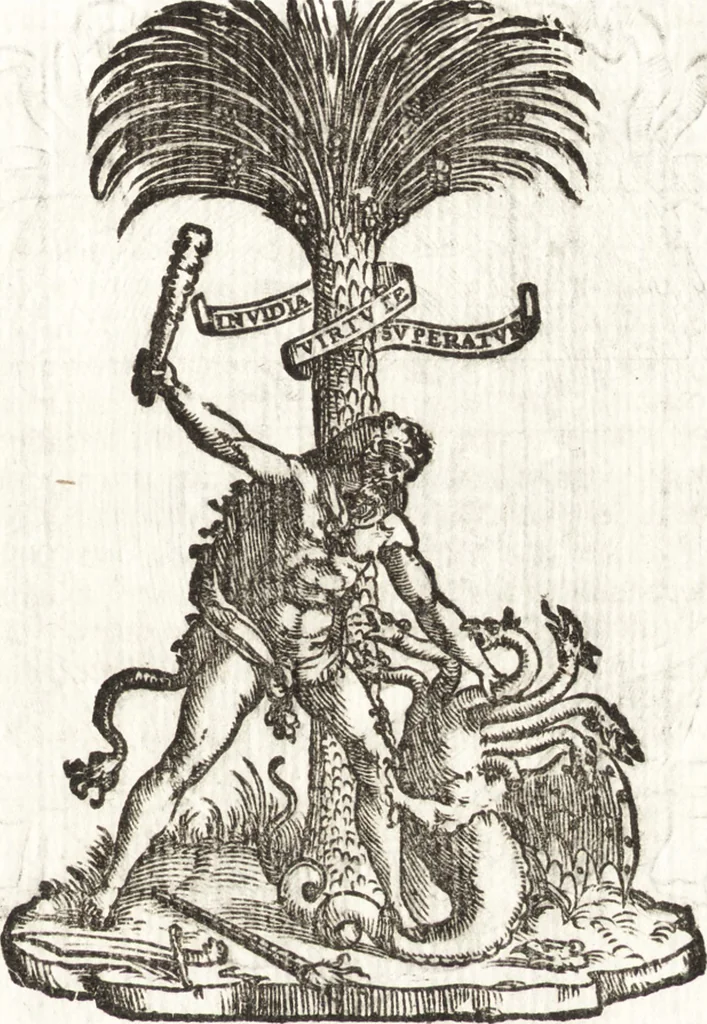 An illustration from Felsina pittrice : vite de pittori bolognesi, 1678, leaf 270