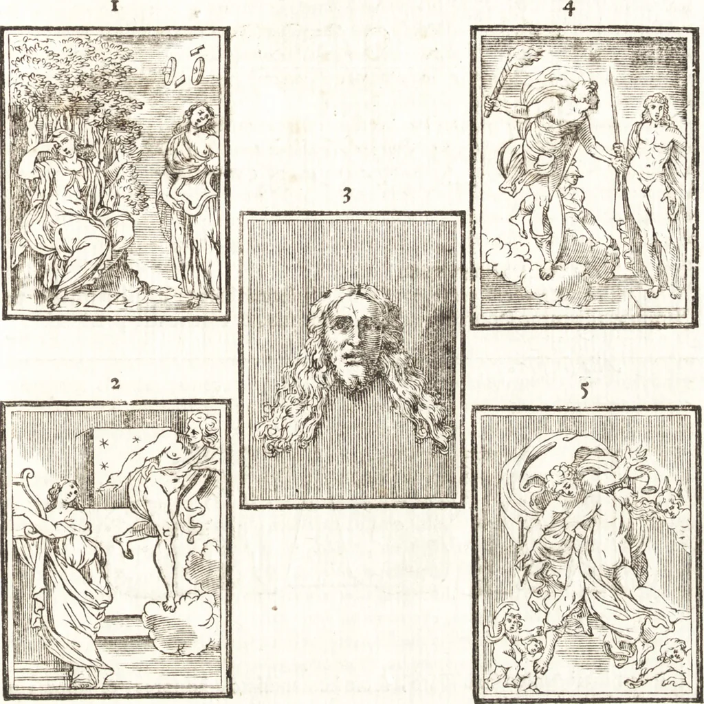 An illustration from Felsina pittrice : vite de pittori bolognesi, 1678, leaf 438