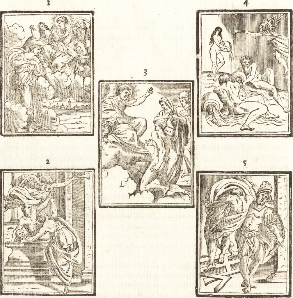 An illustration from Felsina pittrice : vite de pittori bolognesi, 1678, leaf 443