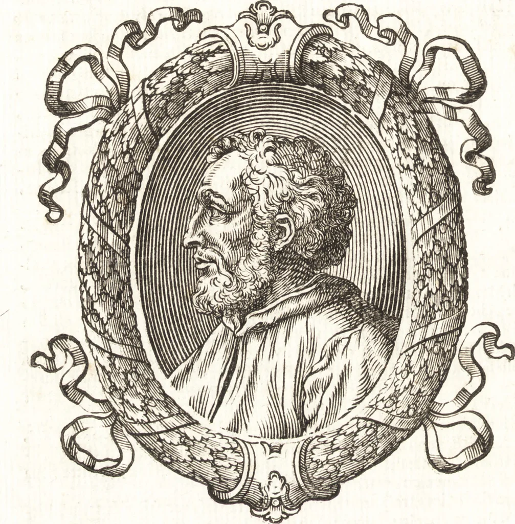 An illustration from Felsina pittrice : vite de pittori bolognesi, 1678, leaf 47