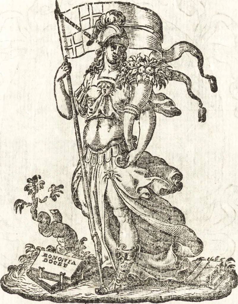An illustration from Felsina pittrice : vite de pittori bolognesi, 1678, leaf 556