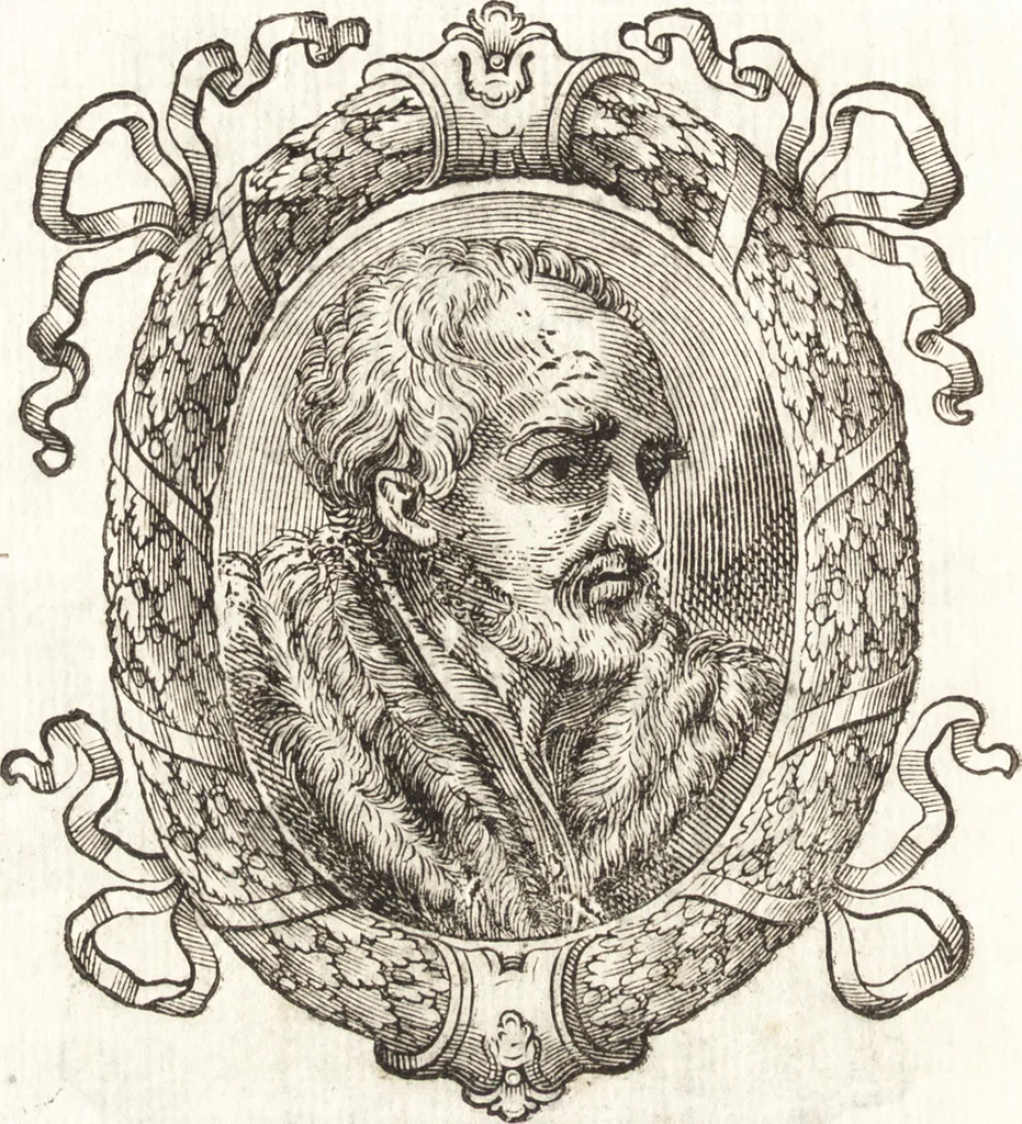 An illustration from Felsina pittrice : vite de pittori bolognesi, 1678, leaf 557