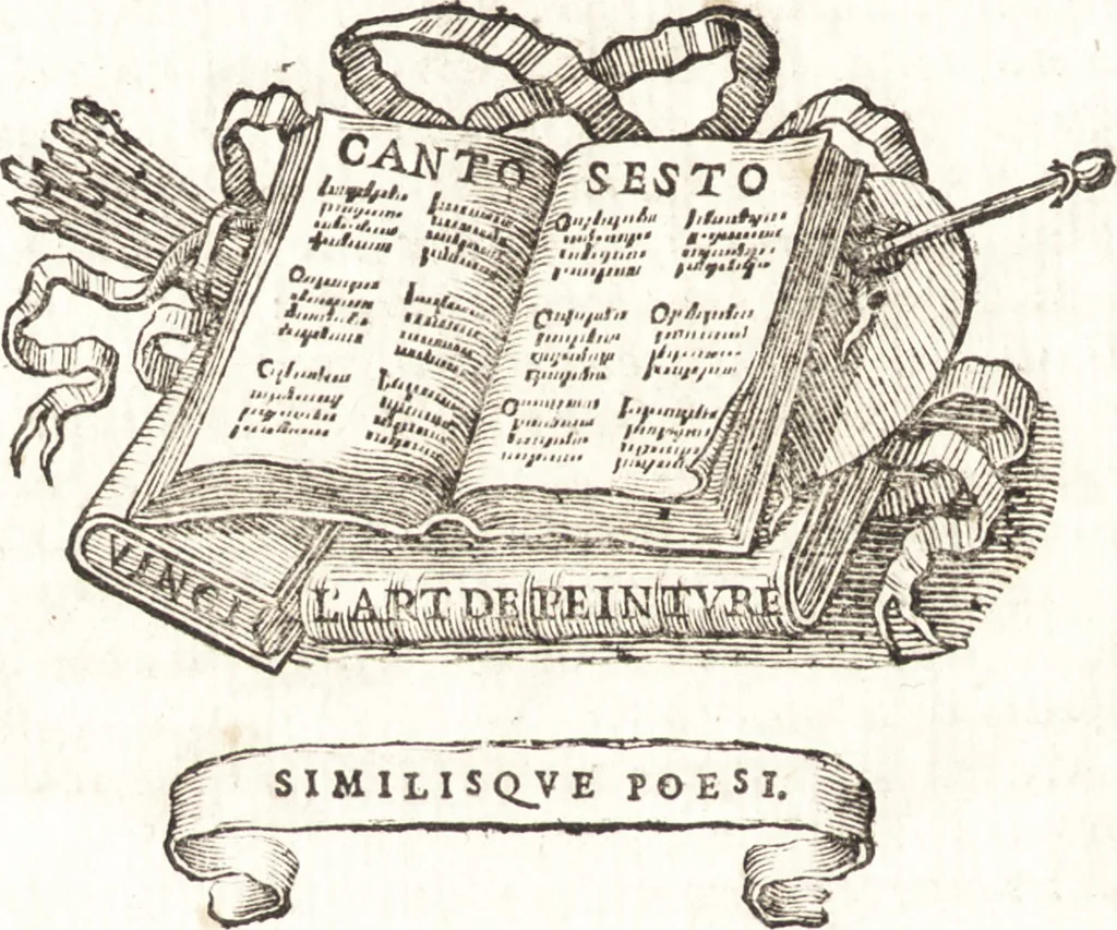 An illustration from Felsina pittrice : vite de pittori bolognesi, 1678, leaf 73