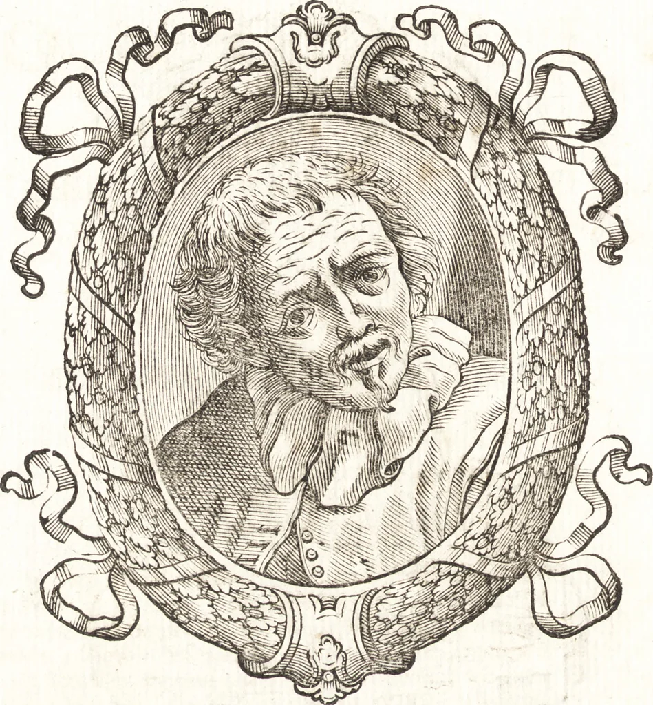 An illustration from Felsina pittrice : vite de pittori bolognesi, 1678, leaf 75