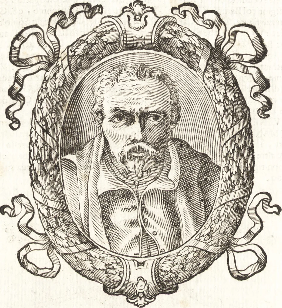 An illustration from Felsina pittrice : vite de pittori bolognesi, 1678, leaf 101