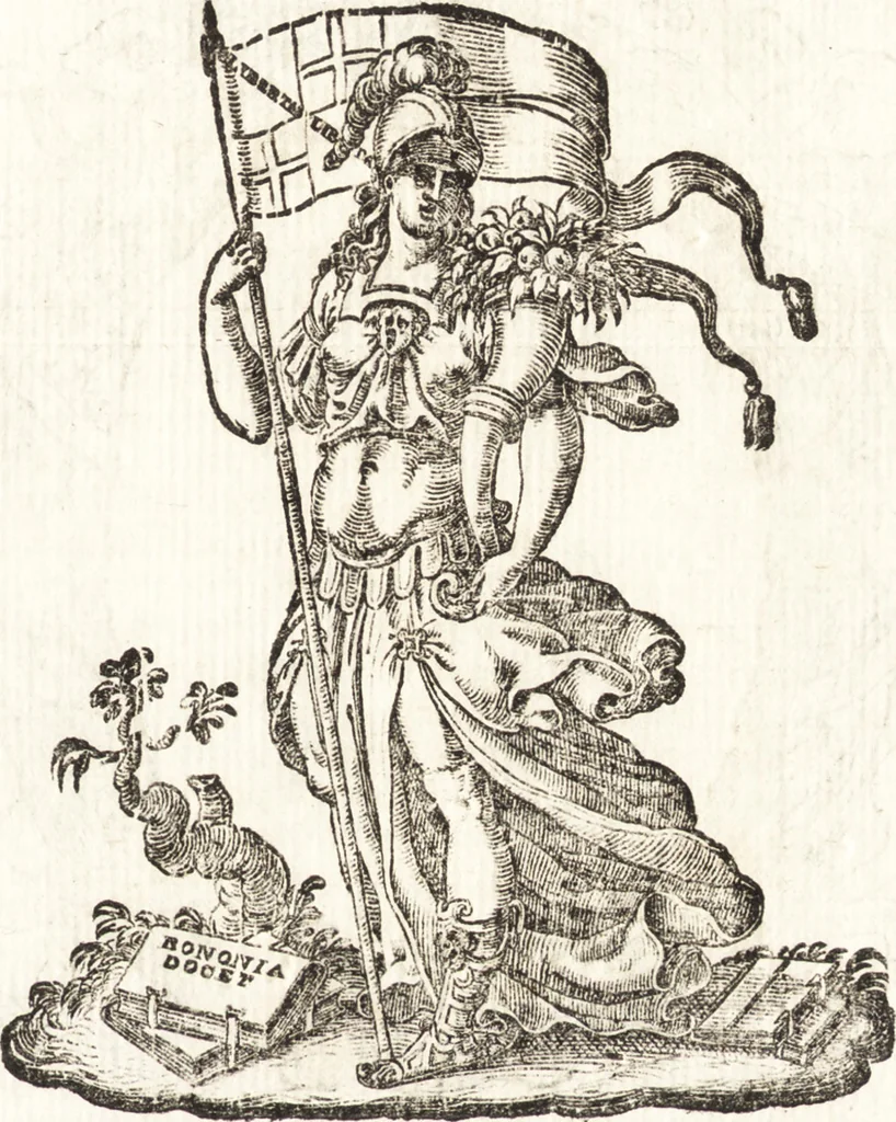 An illustration from Felsina pittrice : vite de pittori bolognesi, 1678, leaf 146
