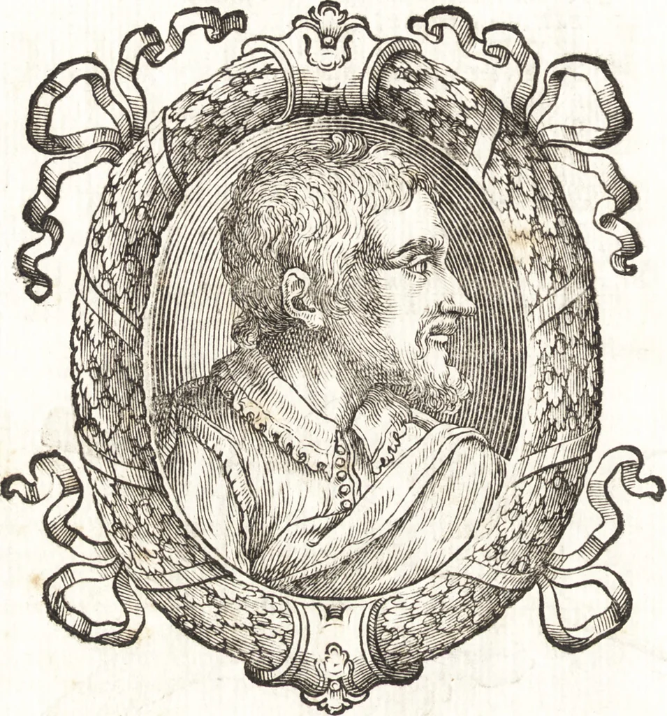 An illustration from Felsina pittrice : vite de pittori bolognesi, 1678, leaf 165