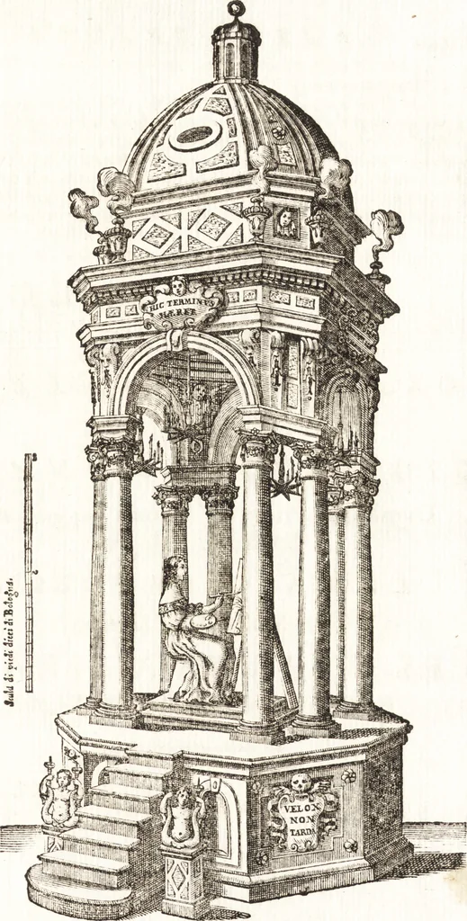 An illustration from Felsina pittrice : vite de pittori bolognesi, 1678, leaf 472