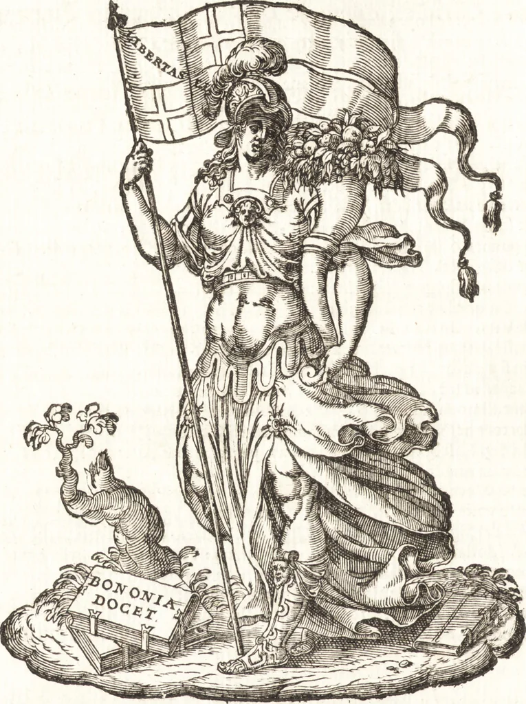 An illustration from Felsina pittrice : vite de pittori bolognesi, 1678, leaf 497