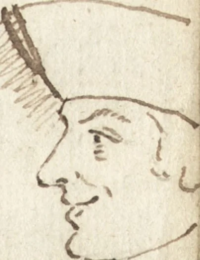 An illustration from A catalogue of the first part of the museum of Ingham Foster, deceased : consisting of his matchless collection of prints and drawings, amongst which are the scarce works of Hogarth, in 3 vols., Worlidge's works, Bartolozzi's, Woolet's, Strange's, Edelinck's, &c., and also a compleat set of Rembrandt's works ... : which will be sold by auction by Mr. Barford at his rooms in the Great Piazza, Covent Garden, on Monday the 24th of February, 1783, and the following days : to be viewed three days preceding the sale, when catalogues may be had ... at Mr. Barford's aforesaid, 1783, leaf 4