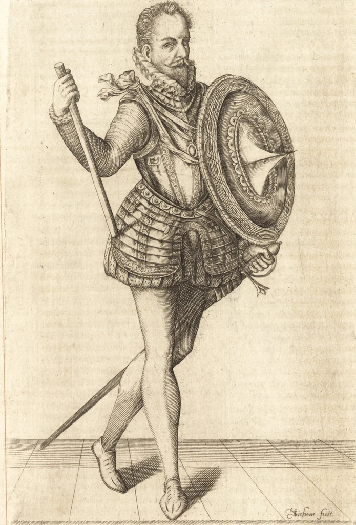 An illustration from La grande chronique ancienne et moderne de Hollande, Zelande, VVest-Frise, Vtrecht, Frise, Overyssel & Groeningen, jusques à la fin de l'an 1600, 1601, leaf 377