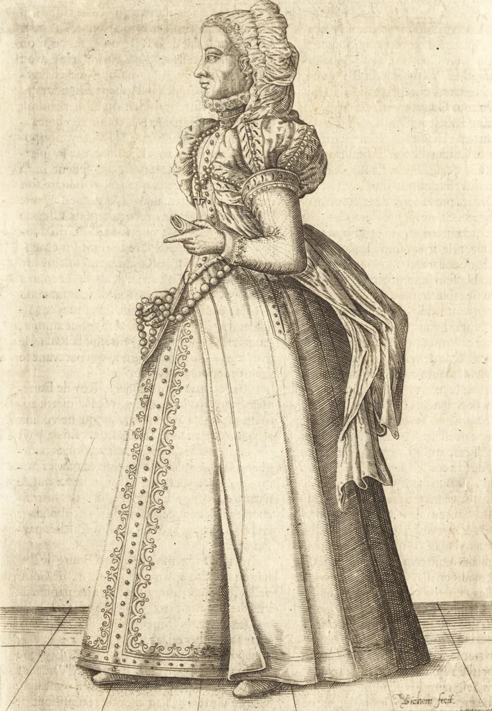 An illustration from La grande chronique ancienne et moderne de Hollande, Zelande, VVest-Frise, Vtrecht, Frise, Overyssel & Groeningen, jusques à la fin de l'an 1600, 1601, leaf 42