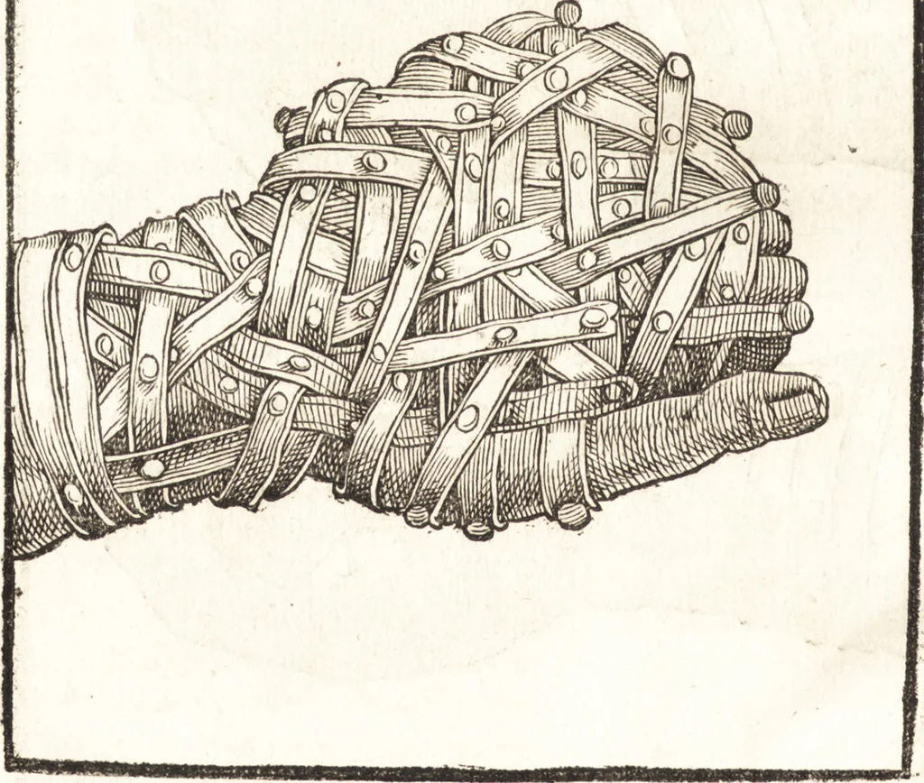 An illustration from Hieronymi Mercurialis Foroliviensis De arte gymnastica libri sex : in quibus exercitationum omnium vetustarum genera, loca, modi, facultates, & quidquid denique ad corporis humani exercitationes pertinet diligenter explicatur, 1672, leaf 175