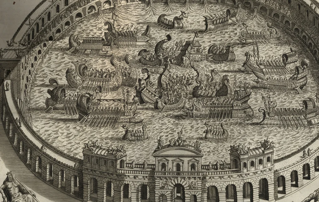 An illustration from Hieronymi Mercurialis Foroliviensis De arte gymnastica libri sex : in quibus exercitationum omnium vetustarum genera, loca, modi, facultates, & quidquid denique ad corporis humani exercitationes pertinet diligenter explicatur, 1672, leaf 324