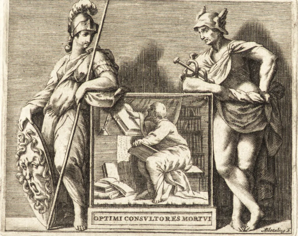 An illustration from Hieronymi Mercurialis Foroliviensis De arte gymnastica libri sex : in quibus exercitationum omnium vetustarum genera, loca, modi, facultates, & quidquid denique ad corporis humani exercitationes pertinet diligenter explicatur, 1672, leaf 8