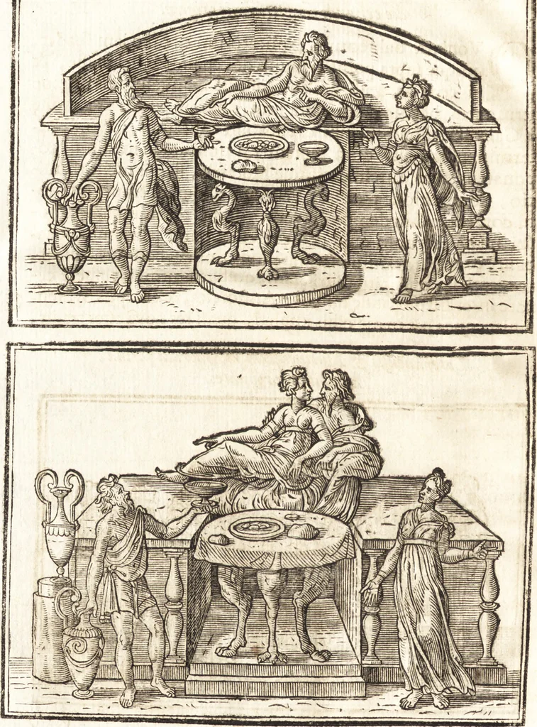 An illustration from Hieronymi Mercurialis Foroliviensis De arte gymnastica libri sex : in quibus exercitationum omnium vetustarum genera, loca, modi, facultates, & quidquid denique ad corporis humani exercitationes pertinet diligenter explicatur, 1672, leaf 81