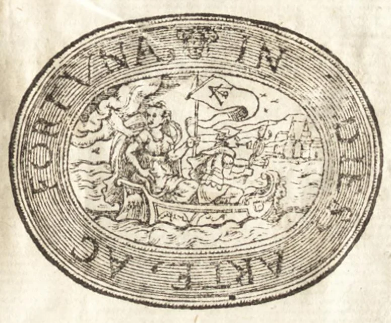 An illustration from La historia general delas Indias con todos los descubrimientos : y cosas notables que han acaescido enellas, dende que se ganaron hasta agora, 1554, leaf 6