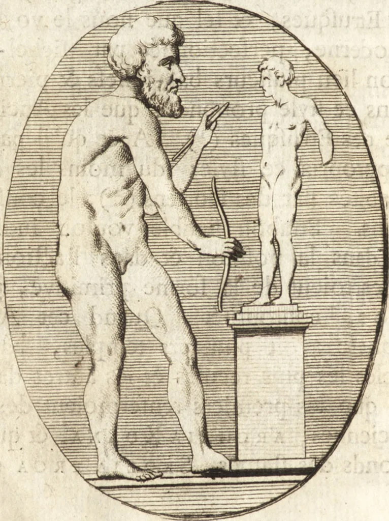 An illustration from Histoire de l'art de l'antiquité, 1781, leaf 217