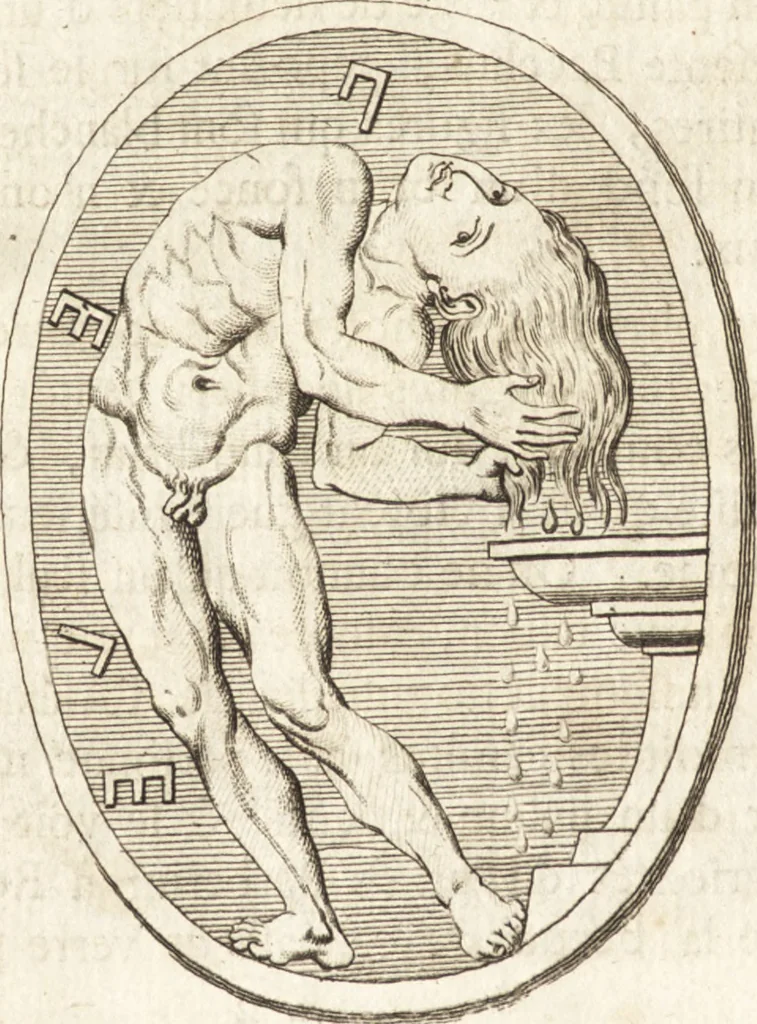 An illustration from Histoire de l'art de l'antiquité, 1781, leaf 237