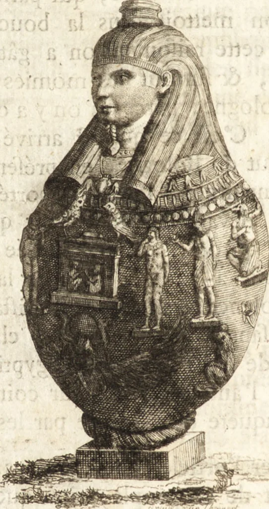 An illustration from Histoire de l'art de l'antiquité, 1781, leaf 317