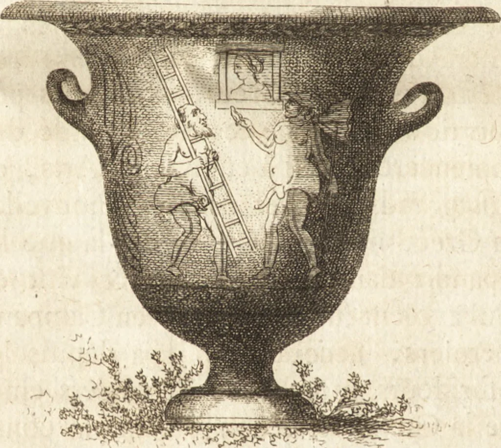 An illustration from Histoire de l'art de l'antiquité, 1781, leaf 383