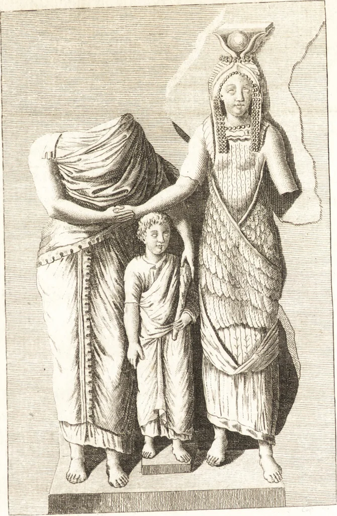 An illustration from Histoire de l'art chez les anciens, 1793, leaf 314