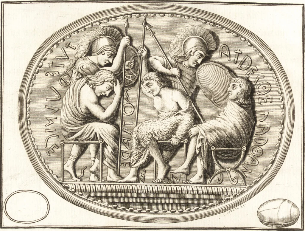 An illustration from Histoire de l'art chez les anciens, 1793, leaf 315